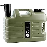 5 Gallon Water Jug with Foldable Auto Pump, BPA-Free Leak-Proof Camping Water Container Spigot, Type-C Rechargeable, Portable Water Dispenser Tank for Hiking, Outdoors & Emergency Water Storage