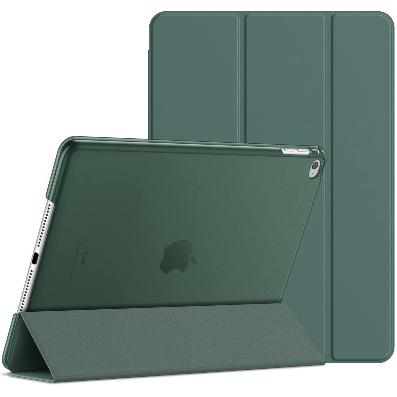 JETech Case for iPad Air 2 (Not for iPad Air 1st Edition), Smart Cover Auto Wake/Sleep (Misty Blue)