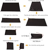 REDCAMP Ultralight Ground Sheet 240x220cm Waterproof Tent Footprint view 7
