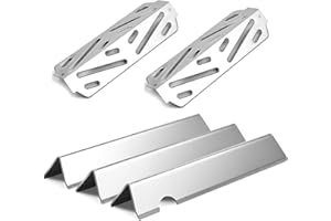 OKLAGARDEN Genesis II Grill Replacement Parts Flavorizer Bars Heat Deflector for Weber Genesis II E-210 S-210 GS4 Grill Parts Genesis II LX E-240 S-240 Grill Part 66794 Flavor Bars 66039 Genesis II 200 Series