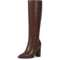 Amazon.com | Marc Fisher LTD Women's Lannie Boot, Black Leather 001, 5