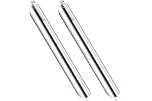 Laylaxy Restaurant Crumb Sweepers for Servers - Waiters, Stainless Steel Table Crumbers for Tablecloth in Restaurants and Homes with Pocket Clip, Durable and Cost-Effective for Quick Cleanup (2 Pack)