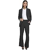 Karl Lagerfeld Womens Classic Double Breasted Suit Blazer