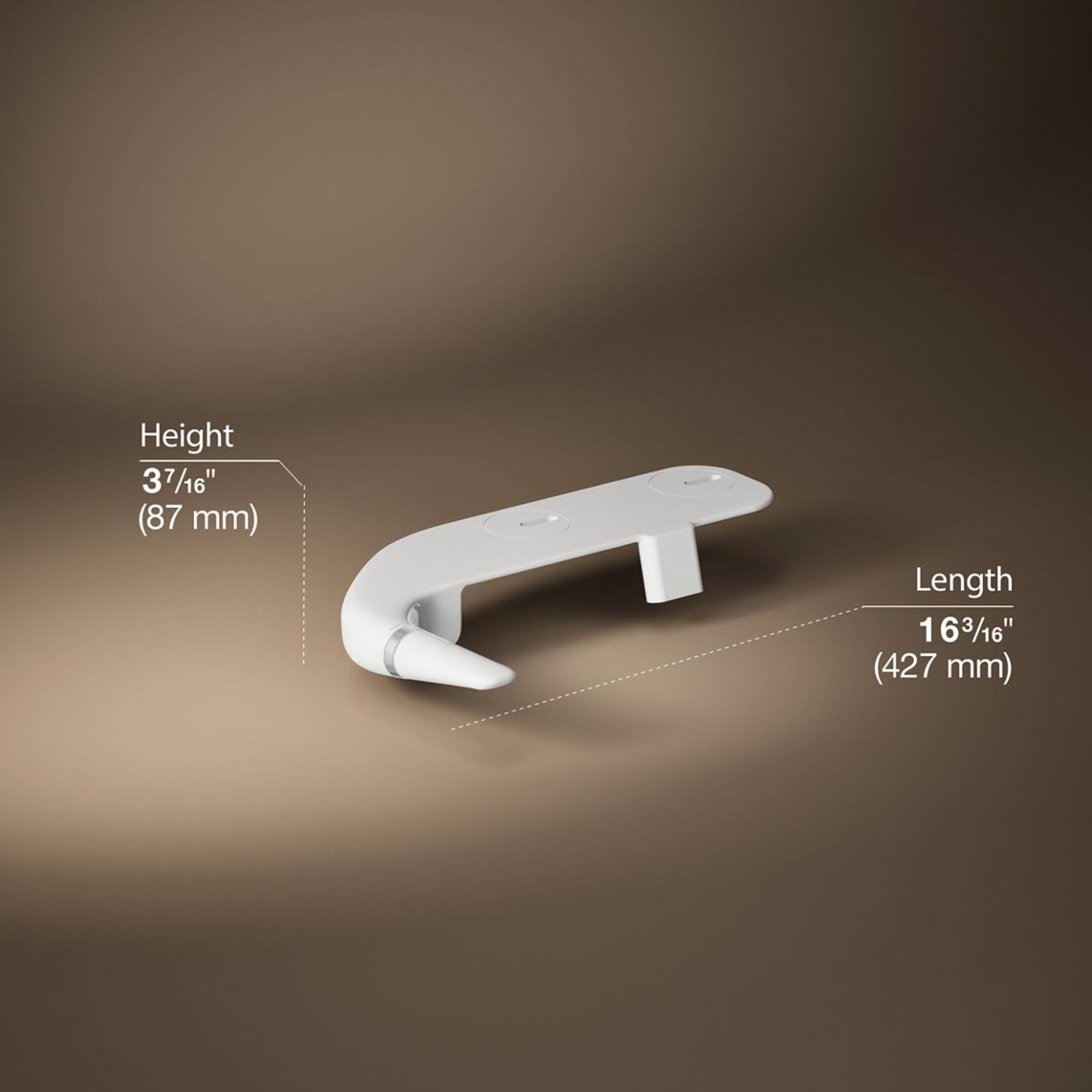 Kohler PureWash M100 Manual Elongated Bidet Attachment For Toilet Seat, Adjusts Water Pressure, Dual Self-Cleaning Wands, Fits Most Toilets, Front or Rear Spray Option