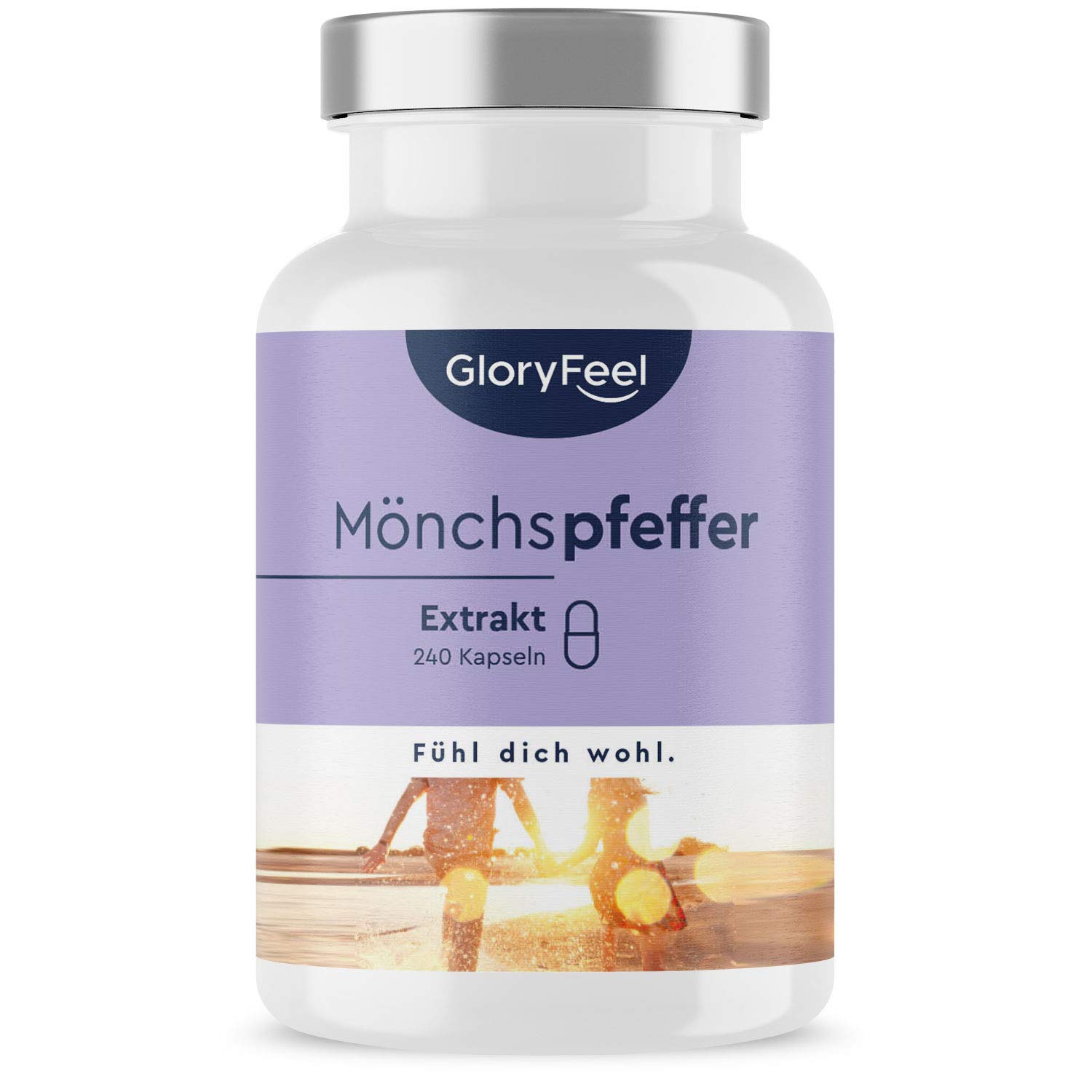 Chaste Tree Supplement- High Dosage 4:1 Extract - 240 Vegan Capsules - 10mg Pure Chasteberry Extract from Original Vitex Agnus Castus per Capsule - Laboratory Tested Production in Germany