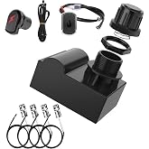 4-Outlets Grill Igniters w/Wires for Charbroil Ignitor Replacement | 2 Push Buttons Igniter for Charbroil Surefire Ignition Systems, G511-0055-W1 Grill Igniters for Charbroil Ignitor Replacement