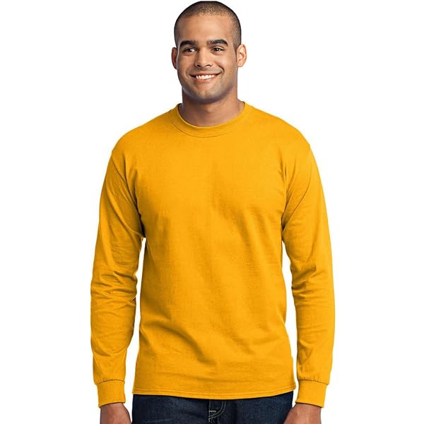 Port & Company Men's Tall Long Sleeve T-Shirt – 50/50 Cotton Blend, 3XLT In Royal Blue - View #8