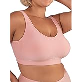 SHAPERMINT Bralettes for Women with Support - Adjustable Wireless Support Bra, Full Coverage No Underwire Seamless Bra