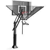 Basketball Rebounder Net Return System Machine Portable Suspended Shooting Basketball Rebounder Device Heavy Duty Basketball Training Equipment with 360&deg;Rotating Track for Continuous Solo Practice