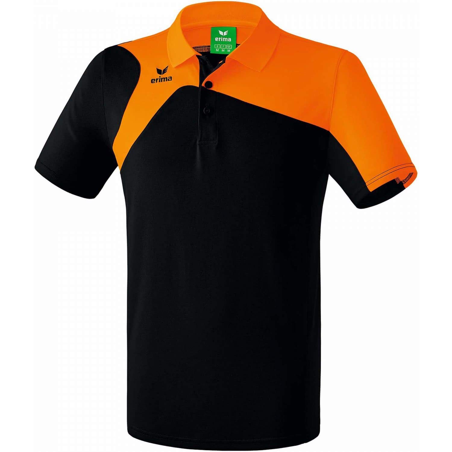 Erima Kids Club 1900 2.0 Polo-Shirt - Black/Orange, Size 152