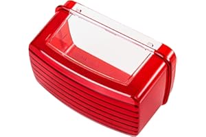 HAZAWA Tail Light Lens Compatible with 2002+ Yamaha Grizzly, Big Bear, Bruin, Kodiak, Wolverine Tail Light Cover Housing OEM Replacement # 5KM-8472C-10-00（Red）