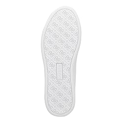 GUESS Women's RENZY Sneaker, White, 7.5