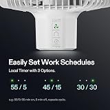 VIVOSUN AeroWave E6 Grow Tent Fan 6” EC Motor Auto Oscillating Clip 2-Pack view 8