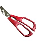 Nantucket Seafood Shears, Stainless Steel Crab and Lobster Scissors With Meat Scoop and Cracker Handle