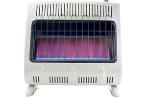 HEATSTAR BY ENERCO Heatstar HSSVFBF30NGBT 30, 000 BTU Blue Flame Vent Free Wall Natural Gas Heater with Blower, Base & Tstat Control
