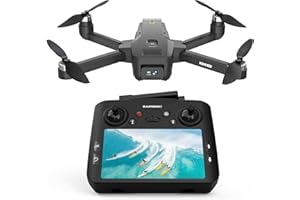 KARUISRC GPS Drone with Camera 4.5 HD Screen Remote for Adults Beginners,FPV Drone Professional Auto Return Home Follow Me,5GHz Transmission Gesture Gravity Control,Altitude Hold 32GB SD Card,under 249g