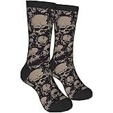 Novelty Crew Socks Casual Funny Crazy Dress Socks for Men Women Running Athletic Hiking