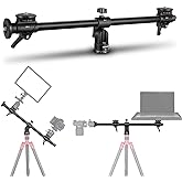 NEEWER 30"/76cm Horizontal Tripod Center Axis with 3/8" Screw, Aluminum Alloy 360° Rotatable 180°Vertical Adjustable Tripod E