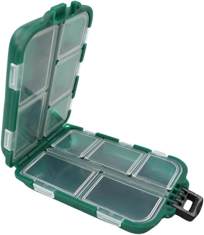 asiproper Multi-grids Waterproof Fishing Tackle Boxes Fishing Lure Bait Hook Storage Case Fishing Accessories