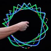 GloFX Team 8-LED Rave Double Orbit: True Color Orbital Flow Light Show