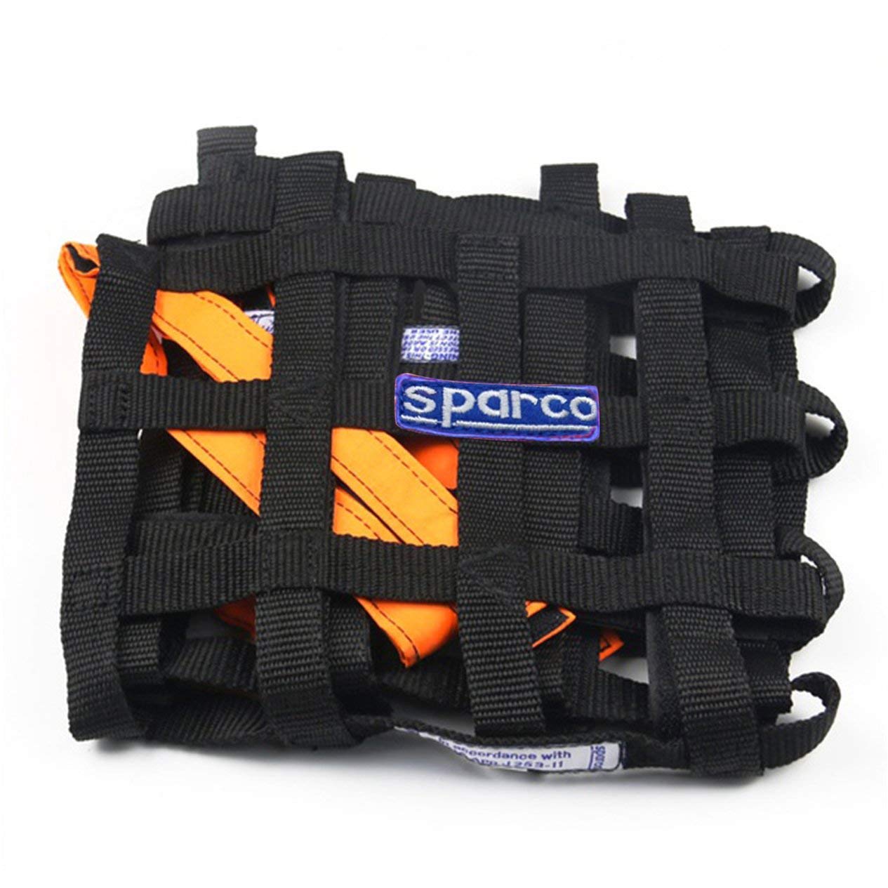 Car Universal Window Nylon Webbing Racing Safety Protecting Net Automobile Nylon Window Net Racing Safety Equipment-black(BCVBFGCXVB)