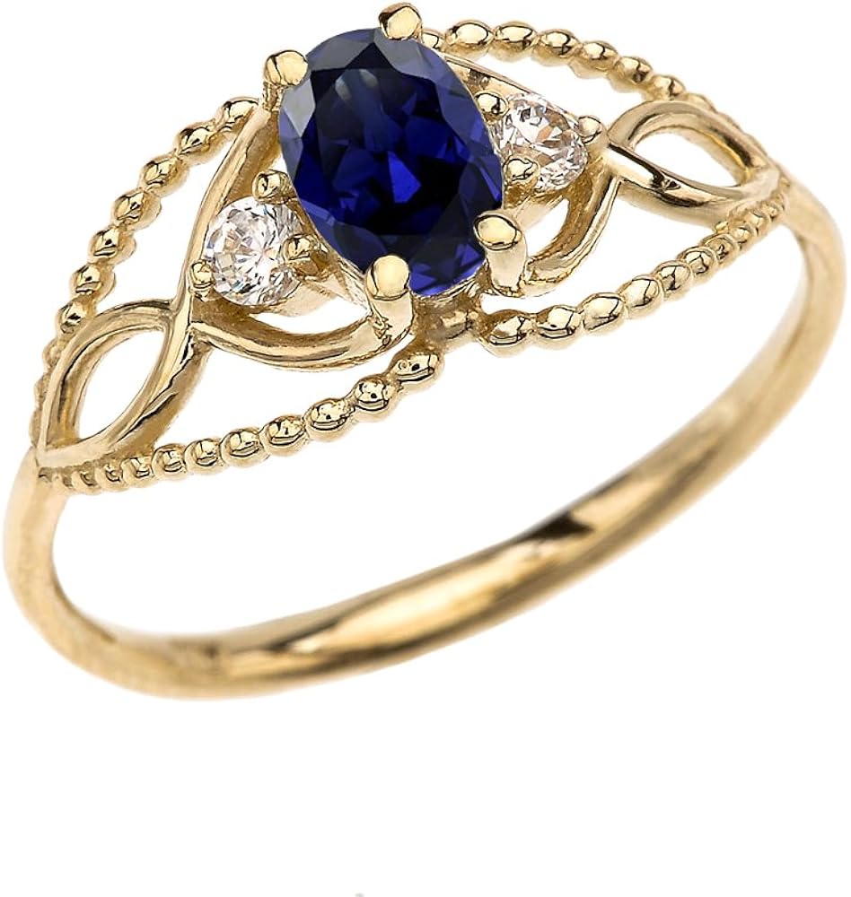 9 ct Gold Ring Amazon.co.uk Jewellery