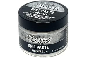 Ranger Tim Holtz-Distress-Holiday Grit Paste-Snowfall, Jar Size 88.7 ml