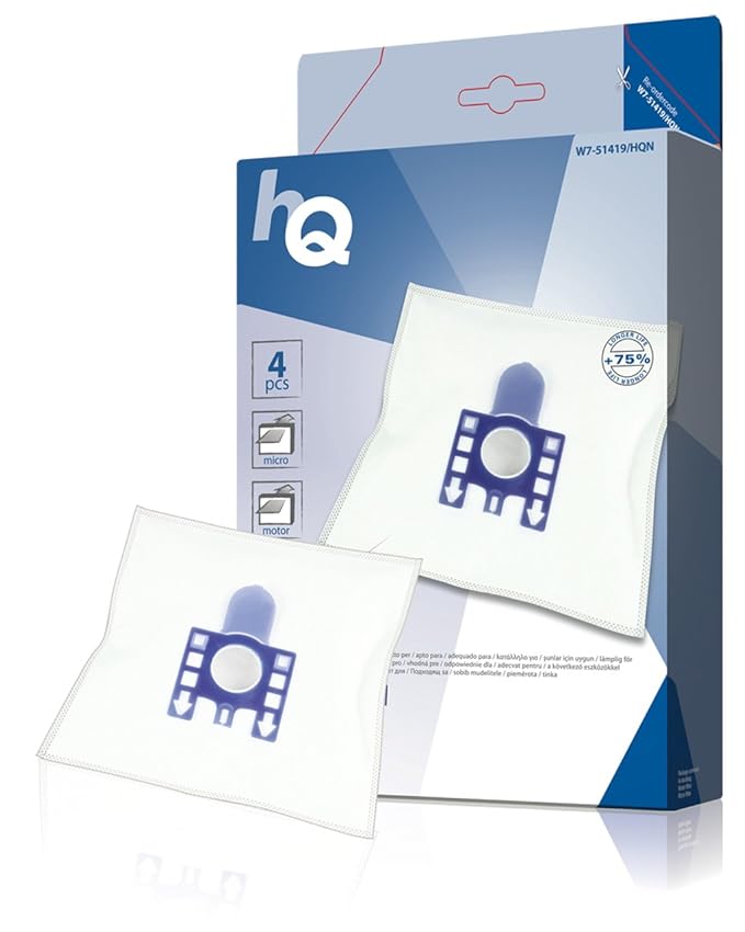 Hq Replacement Vacuum Cleaner Bag Miele FJM Pack 4 [W7