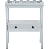 SAFAVIEH Home Collection Darlyn Winter Sky 1-Drawer Rectangle Accent Table