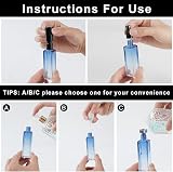 LOPHE 10ml Perfume Atomiser Set, Refillable Glass Spray Bottles 6 Pcs Gradient view 6