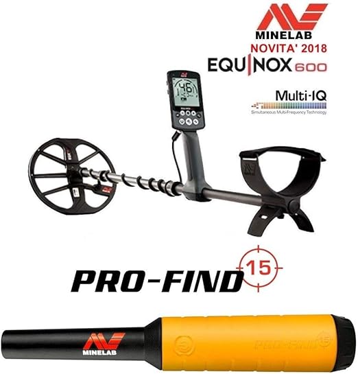 MINELAB - Detector de Metales Equinox 600 + PROFIND 15: Amazon.es ...