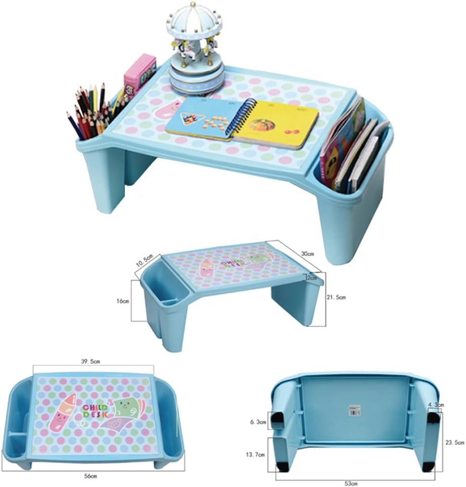 DHOLIC Activity Tray with 3 storage areas (blue)