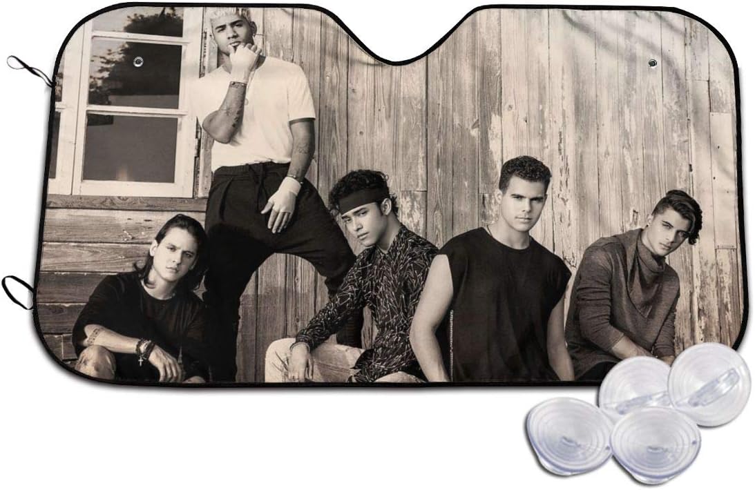 LuchinoVisconti CNCO Car Windshield Sun Shade Universal Fit Car Sunshade-Keep Your Vehicle Cool