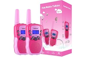 Selieve Toys for 3-12 Year Old Girls Boys, Walkie Talkies for Kids 22 Channels 2 Way Radio Toy with Backlit LCD Flashlight, 3 Miles Range for Outside, Camping, Hiking