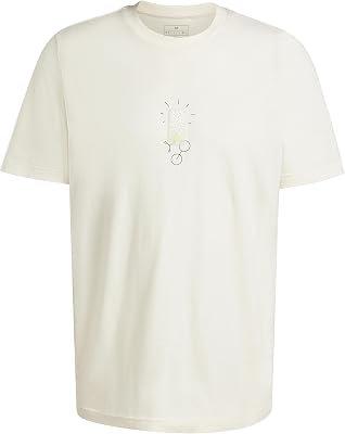 Homme Molded Linear Graphic Tee, Non-Dyed, L