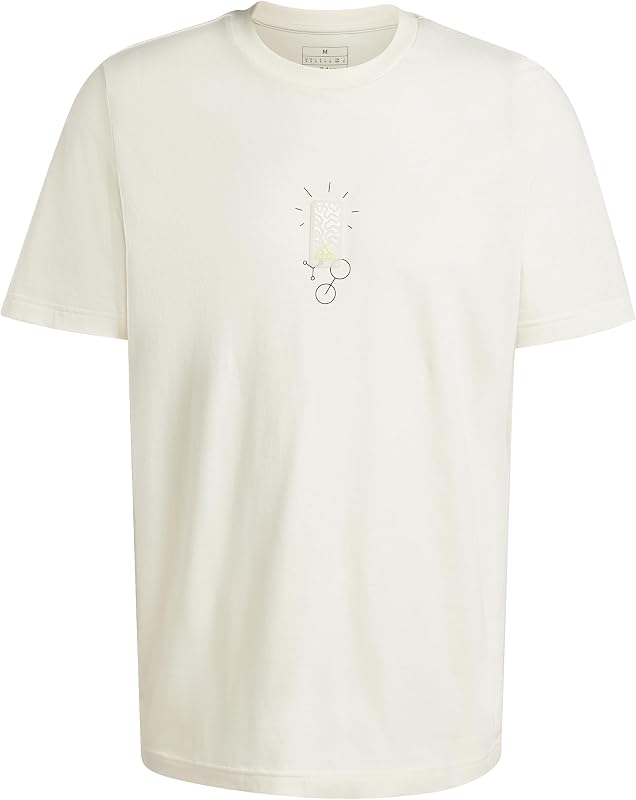 Homme Molded Linear Graphic Tee, Non-Dyed, L — photo 1 sur 6