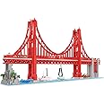 HONLANCH Golden Gate Bridge Micro Building Blocks Set （3800 Pieces）,Landmark Architecture Gift for Adult and Kid