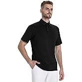 BOOJO Polo Shirts for Men Quick Dry Short Sleeve Golf T Shirt Performance Moisture Wicking Workout