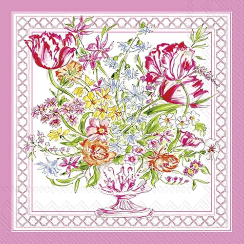 IHR Ideal Home Range Party Napkins Disposable 3-Ply Paper Lunch Napkin Pack, 6.…