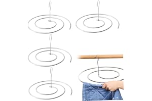 Coat Hangers 4Pcs Drying Rack, Space-Saving Spiral Shaped Clothes Drying Rack Multi-Functional Laundry Hanger for Bed Blanket