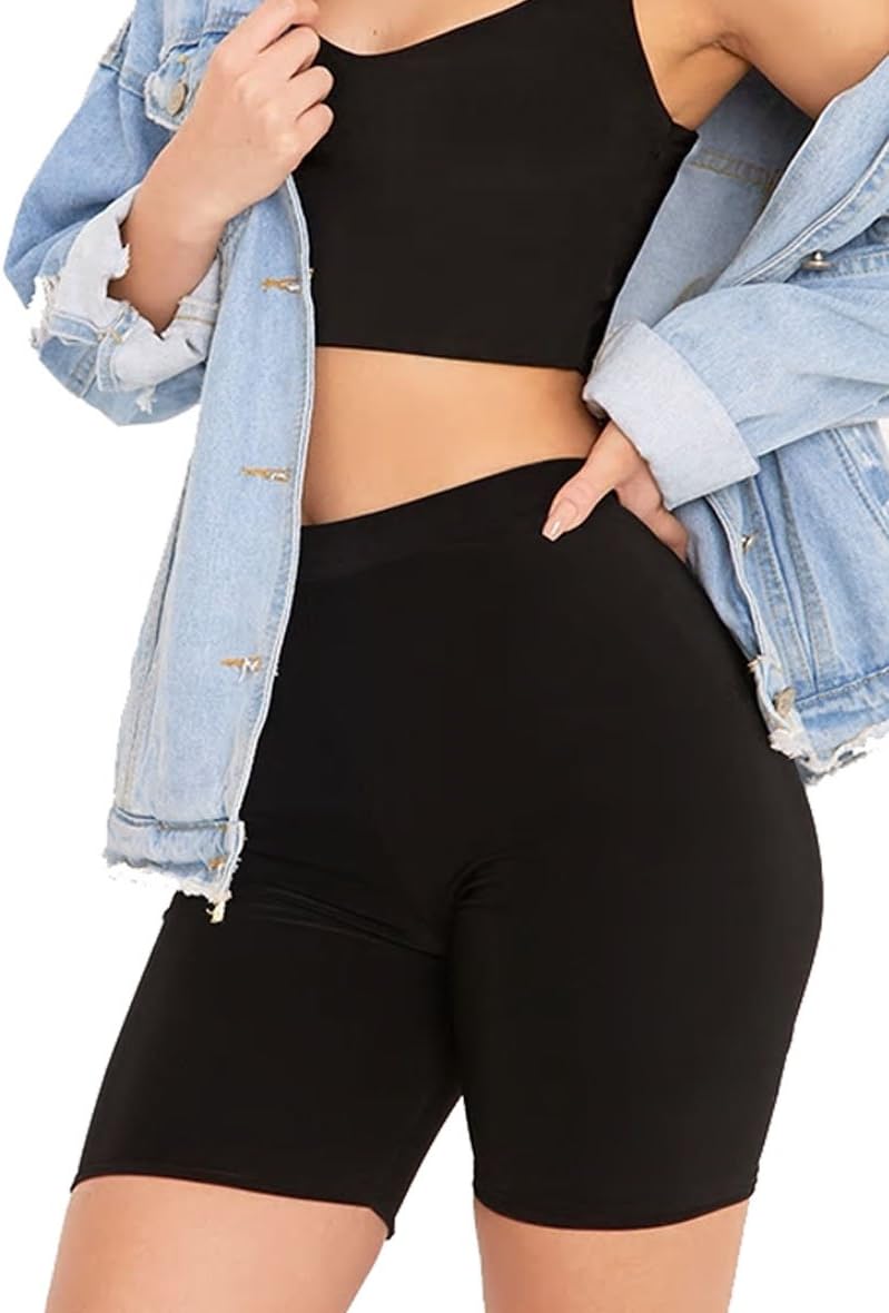 One Look clothingWomens Cycling Shorts Active Leggings Stretch FIT 8-20