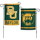 WinCraft NCAA Baylor University Bears 12.5" x 18" Inch 2-Sided Garden Flag Logo
