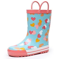 LANCDON Toddler Rain Boots for Boys and Girls