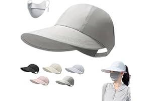 2 Pack UPF Sun Protection Baseball Hat, Wide Brim Quick-Dry Outdoor Cap for Men and Women,Adjustable Closure