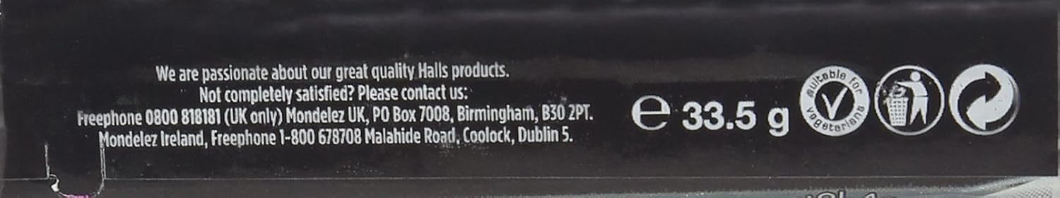 Halls Extra Strong, Clearing Menthol, Original Flavour, 20 x 33.5g, Black, 33.5 g (Pack of 20) - Image 3