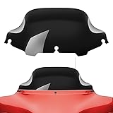 Amazicha Black 8" Wave Windshield Windscreen
