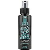 BASE LABORATORIES Piercing Aftercare Hypochlorous Acid Spray PRO - 8 OZ | Ear Piercing Cleaner | Saline Solution Piercing Aftercare - Saline Spray for Piercings, Bumps & Keloids | Ear, Nose, Belly
