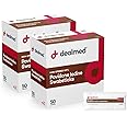 Dealmed Povidone Iodine 10% Swabsticks - Individually Sealed Packets Perfect for Wound Care and Portable First Aid Kits, 50/Box (Pack of 2)
