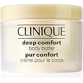 Clinique Deep Comfort Body Butter With Hyaluronic Acid, Shea Butter + Glycerin | Safe for Eczema-Prone Skin, 6.7 Fl Oz