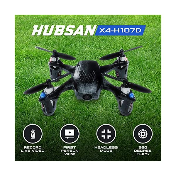 drone hubsan x4 h107d